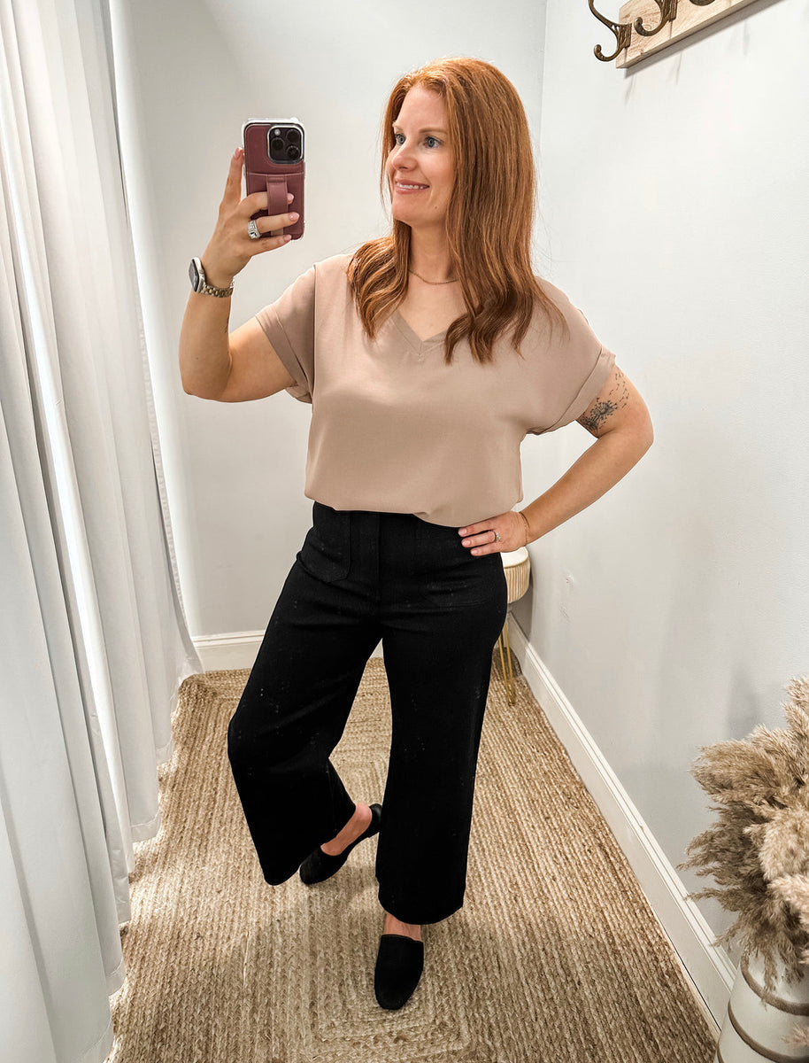 Tips For Styling Wide-Leg Cropped Pants - Kristy By The Sea
